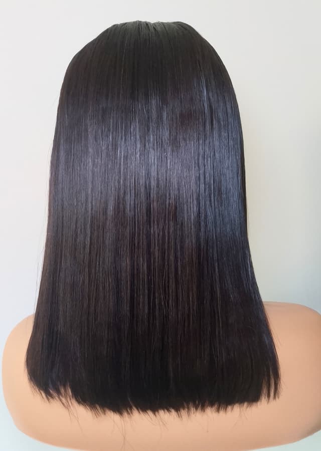 14 Inch Straight Human Hair (Front View)