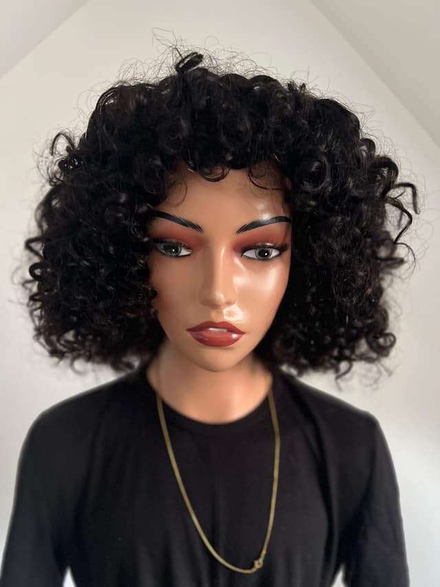 300g Fringe Human Hair Wig