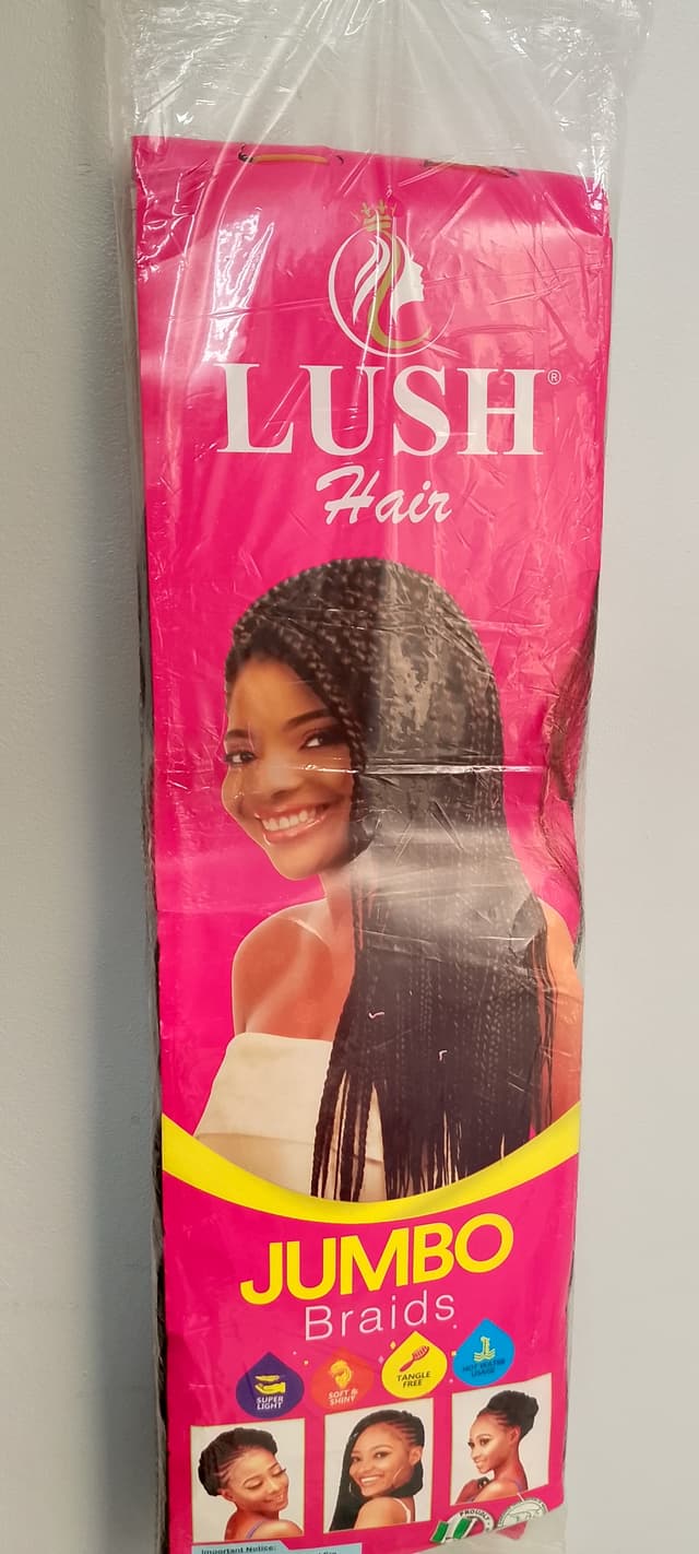 Lush Jumbo Braid - Color 1 (Black)
